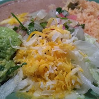 Francisco's Mexican Restaurant - Salad, guacamole, refried beans, and rice plate at Francisco's Mexican Restaurant Photo by Virginia Wright - Mexican Near Me - Melbourne, Florida Francisco's Mexican Restaurant - Salad, guacamole, refried beans, and rice plate at Francisco's Mexican Restaurant Photo by Virginia Wright - Mexican Near Me - Melbourne, Florida