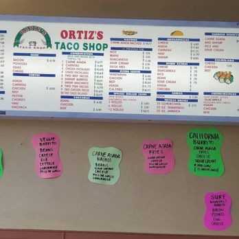 ORTIZ’S TACO SHOP - Updated June 2024 - 392 Photos & 734 Reviews - 3704
