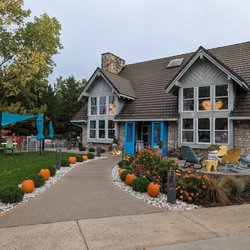 Outdoor seating areas are beautiful