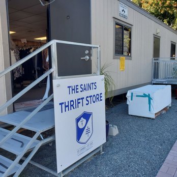 Saints Thrift Shop - Exterior -- Entrance and Signage - Thrift Stores Near Me - Solana Beach, California Saints Thrift Shop - Exterior -- Entrance and Signage - Thrift Stores Near Me - Solana Beach, California