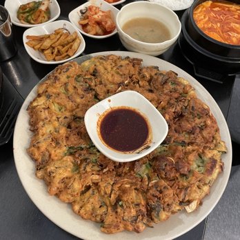 Jin Dal Lae - Seafood pancake - Korean Near Me - Toronto, Ontario Jin Dal Lae - Seafood pancake - Korean Near Me - Toronto, Ontario