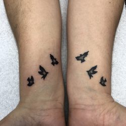 Trust Tattoo - Juan replicated a tattoo that I already had on my left wrist and did a fantastic job on my right.