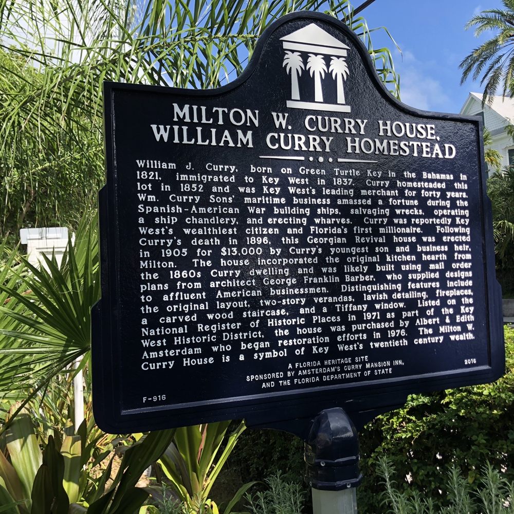Curry Mansion Inn - Historic marker - Hotels Near Me - Key West, Florida Curry Mansion Inn - Historic marker - Hotels Near Me - Key West, Florida