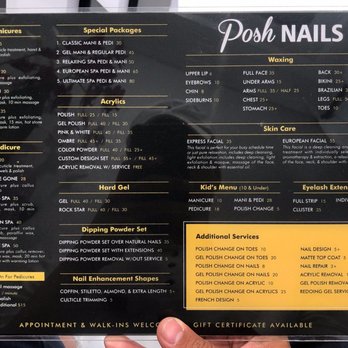 Posh Nails - Prices 4/4/19 - Nail Salons Near Me - Ontario, California Posh Nails - Prices 4/4/19 - Nail Salons Near Me - Ontario, California