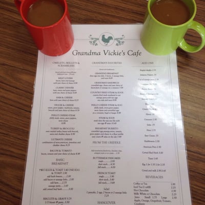 Menu photo 8 Grandma Vickie's Cafe Lake Geneva, WI