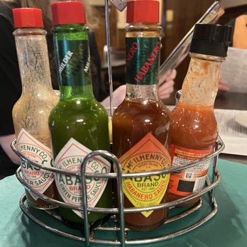Chester's Cajun Grill - Condiments on the table - American Near Me - Cheektowaga, New York Chester's Cajun Grill - Condiments on the table - American Near Me - Cheektowaga, New York