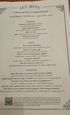 Menu photo 4 The White Star Tavern Southampton, HAM Menu photo 4 The White Star Tavern Southampton, HAM