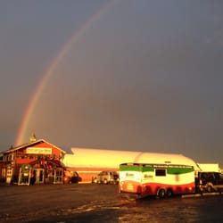 Hotties Mobile Pasta Bar and Catering - Started as a single rainbow, ended as a double rainbow! Double Rainboww! ;P