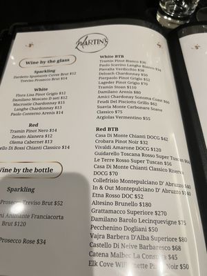 Menu photo 5 Martin's Italian Oldsmar, FL Menu photo 5 Martin's Italian Oldsmar, FL
