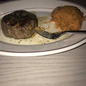 Char Restaurant - Filet and mashed sweet potatoes - Seafood Near Me - Memphis, Tennessee