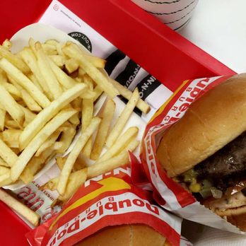 In-N-Out Burger - Two double double animal style burgers ($3.15/each) with fries ($1.60) and neapolitan shake ($2.15) - Burgers Near Me - Merced, California In-N-Out Burger - Two double double animal style burgers ($3.15/each) with fries ($1.60) and neapolitan shake ($2.15) - Burgers Near Me - Merced, California