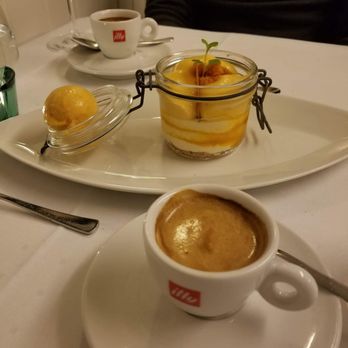 Spisekroken - Nov 2017. Cloudberry cheesecake with cloudberry sorbet. Best dessert of our lives. - Scandinavian Near Me - Bergen, 12