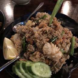 Seafood fried rice, which used pineapple fried rice as its base, rather than prawns fried rice (sad smiley emoji). Still tasty though.