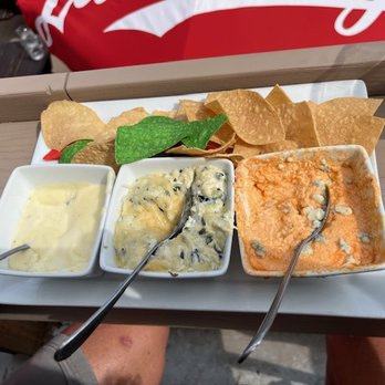 Sunset Grill - amazing trio dip - Breakfast & Brunch Near Me - Spring Lake Park, Minnesota