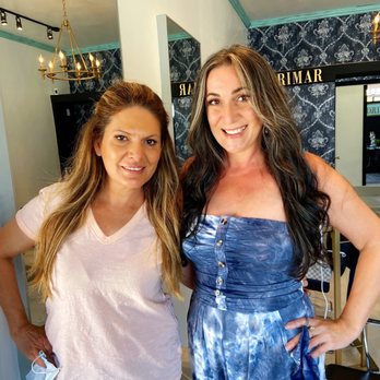 Adrimar Salon - Adriana and Me after high lights - Hair Salons Near Me - Los Angeles, California