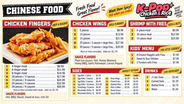 Menu photo 1 J's Chicken & Rice Plus Grand Prairie, TX
