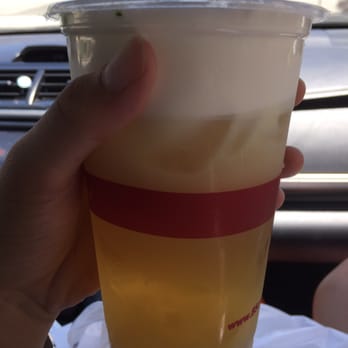 85°C Bakery Cafe-Irvine - My mountain tea with sea salt and lychee jelly! - Coffee & Tea Near Me - Irvine, California
