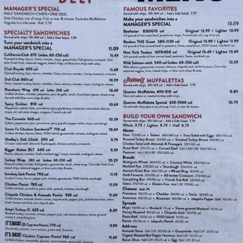 Jason's Deli - August 2025 menu - Delis Near Me - Albuquerque, New Mexico