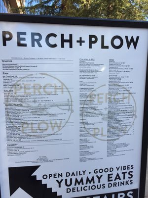Menu photo 2 Perch + Plow Santa Rosa, CA