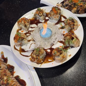Fusion 2 Any 1 Sushi & Roll - Dynamite App, Baked Salmon (8Pieces), and Volcano (8 Pieces) - Sushi Bars Near Me - Diamond Bar, California Fusion 2 Any 1 Sushi & Roll - Dynamite App, Baked Salmon (8Pieces), and Volcano (8 Pieces) - Sushi Bars Near Me - Diamond Bar, California