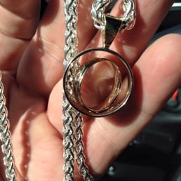 Shortly after my bride passed away, I wanted our wedding bands to touch each other forever. incredible!! Thank you