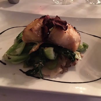 Steveston Seafood House - Miso sablefish, on top of scalloped potatoes and bok choy, $29 - so good melt in your mouth fish! - Seafood Near Me - Richmond, British Columbia
