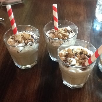 Burgers and Bourbon - Shake split 3 ways. Nice - Burgers Near Me - Park City, Utah