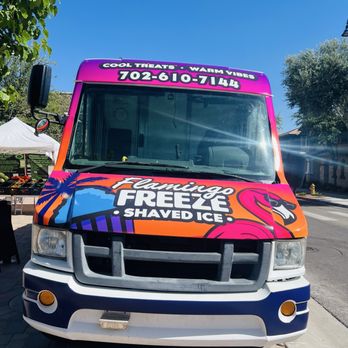 Flamingo Freeze Shaved Ice - What a COOL truck! - Shaved Ice Near Me Flamingo Freeze Shaved Ice - What a COOL truck! - Shaved Ice Near Me