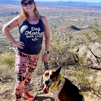 Sunrise Trailhead - Dog mother and beer lover, that's me! :p - Hiking Near Me - Scottsdale, Arizona