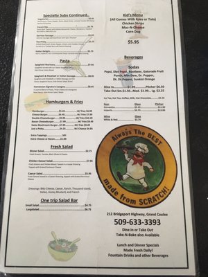 Menu photo 5 Hometown Pizza Grand Coulee, WA Menu photo 5 Hometown Pizza Grand Coulee, WA