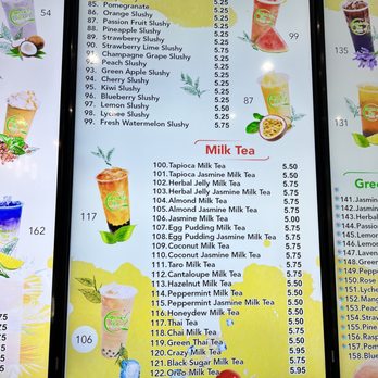 Boba Tea - Slushies and Milk Tea Drink Menu - Bubble Tea Near Me - San Antonio, Texas