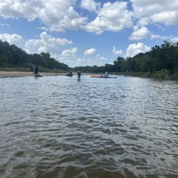 Hillbilly Haven Rv Park - Low water levels on the river