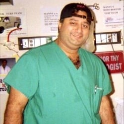 Dr. Shah is laughing but his patient sure is NOT NOW !