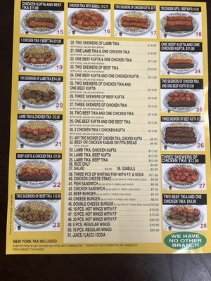 Menu photo 2 Bakhter Halal Kababs Fresh Meadows, NY Menu photo 2 Bakhter Halal Kababs Fresh Meadows, NY