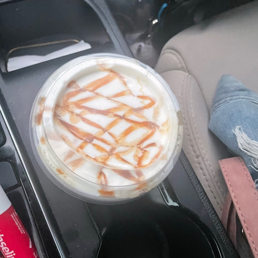 Starbucks - Iced White Chocolate Coffee with Sweet Cream Cold Foam! - Coffee & Tea Near Me - East Point, Georgia Starbucks - Iced White Chocolate Coffee with Sweet Cream Cold Foam! - Coffee & Tea Near Me - East Point, Georgia