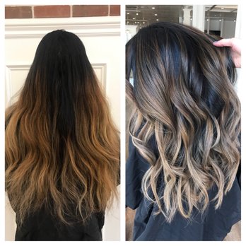 Dolce Salon & Spa - Before & After  amaze balls! Shoutout to my hair wizard, Aleck !!!! - Hair Salons Near Me - Millburn, New Jersey