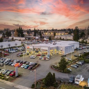 Kia of Everett - Gorgeous sunset at the Kia of Everett Dealership! - Car Dealers Near Me - Everett, Washington