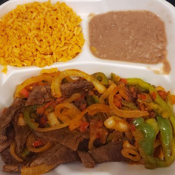 Tony’s Mexican Grill - Beef Fajitas combo to go $14.99 [09.24.2023] - Mexican Near Me - Riverside, California