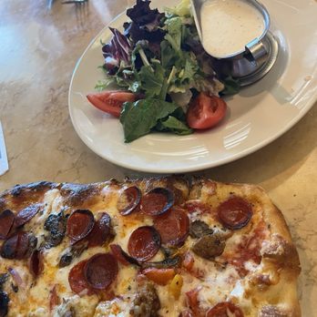 The Cheesecake Factory - Everything flatbread pizza, and salad combo - Desserts Near Me - Oklahoma City, Oklahoma The Cheesecake Factory - Everything flatbread pizza, and salad combo - Desserts Near Me - Oklahoma City, Oklahoma