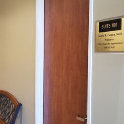 Gopez Maria Remedios MD - Some benches outside waiting room. Useful when you dont want your healthy baby in the enclosed room.