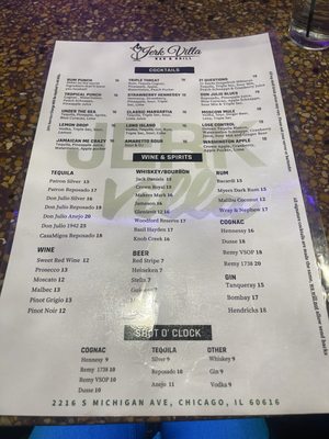 Menu photo 1 Jerk Villa Bar & Grill Chicago, IL Menu photo 1 Jerk Villa Bar & Grill Chicago, IL