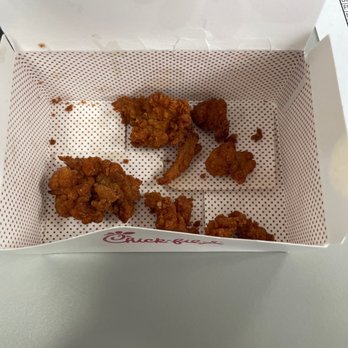 Chick-fil-A - We both know those are hard pieces and whoever put them in this box wouldn't eat them either. - Fast Food Near Me - Eagan, Minnesota