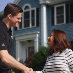 O'LYN Roofing - A happy roof repair customer