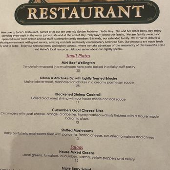 Sadie's Boathouse - Italian Near Me - Belgrade Lakes, Maine