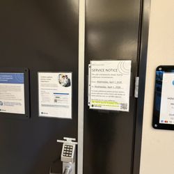 Labcorp - Sign showing location is closed.