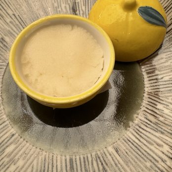 Sushi Horiuchi - Fuji Apple & Sudachi Sorbet - Sushi Bars Near Me - Houston, Texas
