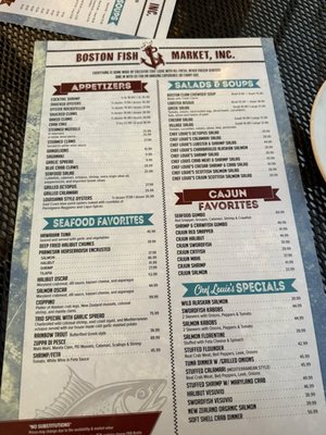 Menu photo 2 Boston Fish Market Des Plaines, IL Menu photo 2 Boston Fish Market Des Plaines, IL