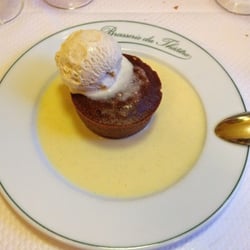 Brasserie du Théâtre - L'ottimo tortino al cioccolato gustato alla Brasserie du Théatre.