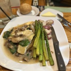 Morgan's Local Flavor - Chicken with Brie entree.