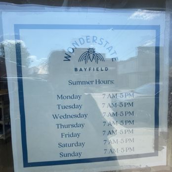 Wonderstate Coffee - Hours - Coffee & Tea Near Me - Bayfield, Wisconsin